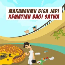 Makananmu Bisa Jadi Kematian Bagi Satwa