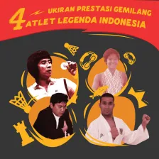 4 Atlet Legenda Indonesia