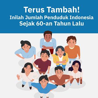 Terus Tambah! Inilah Jumlah Penduduk Indonesia Sejak 60-an Tahun Lalu