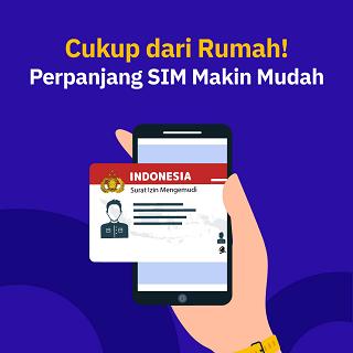 Cukup dari Rumah! Perpanjang SIM Makin Mudah