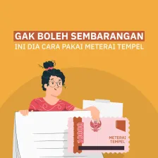 Gak Boleh Sembarangan! Ini Dia CARA Pakai Meterai Tempel