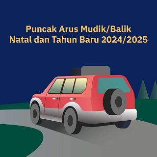Puncak Arus Mudik/Balik Natal dan Tahun Baru 2024/2025
