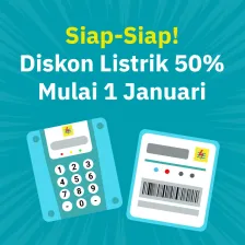 Siap-Siap! Diskon Listrik 50% Mulai 1 Januari