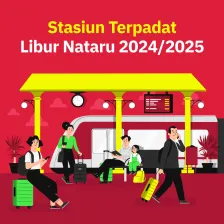 Stasiun Terpadat Libur Nataru 2024/2025