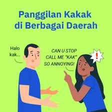 Panggilan Kakak  di Berbagai Daerah