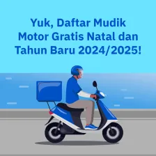 Yuk, Daftar Mudik Motor Gratis  Natal dan Tahun Baru 2024/2025!