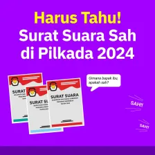 Harus Tahu, Surat Suara Sah di Pilkada 2024