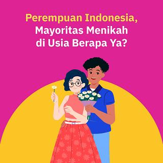 Perempuan Indonesia Mayoritas Menikah di Usia Berapa Ya?