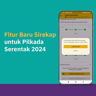 Fitur Baru Sirekap  untuk Pilkada Serentak 2024