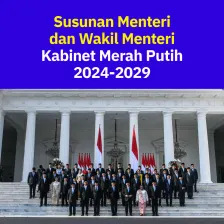 Susunan Menteri dan Wakil Menteri Kabinet Merah Putih 2024-2029