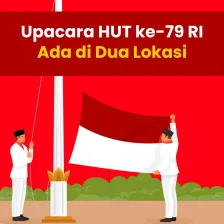 Upacara HUT ke-79 RI  Dilaksanakan di Mana Yaa?