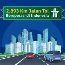 2.893 Km Jalan Tol Beroperasi di Indonesia