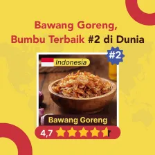 Bawang Goreng,  Bumbu Terbaik #2 di Dunia
