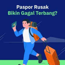 Paspor Rusak Bikin Gagal Terbang?