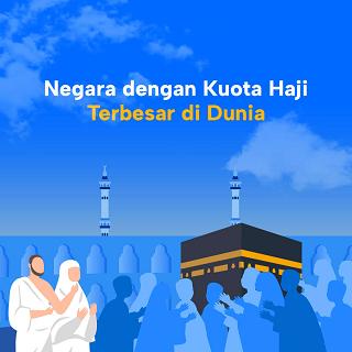 Negara dengan Kuota Haji Terbesar di Dunia