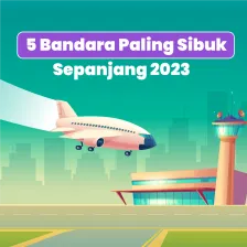 Bandara Paling Banyak Penumpang Sepanjang 2023