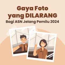 Gaya Foto yang DILARANG bagi ASN Jelang Pemilu 2024
