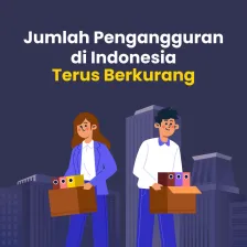 Jumlah Pengangguran di Indonesia Terus Berkurang