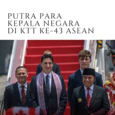 Putra Para Kepala Negara di KTT ke-43 ASEAN
