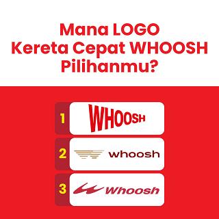 Mana LOGO Kereta Cepat WHOOSH Pilihanmu?
