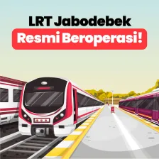 LRT Jabodebek Resmi Beroperasi!