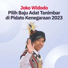 Joko Widodo Pilih Baju Adat Tanimbar di Pidato Kenegaraan 2023
