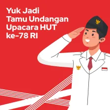 Cara Jadi Undangan Upacara HUT ke-78 Kemerdekaan RI