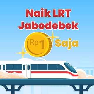 Naik LRT Jabodebek 1 Rupiah Saja