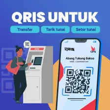 QRIS untuk Transfer, Tarik dan Setor Tunai