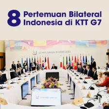 Pertemuan Bilateral Indonesia di KTT G7