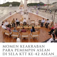 Momen Keakraban Para Pemimpin ASEAN di Sela KTT ke-42 ASEAN