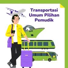 Moda Transportasi Umum Pilihan Pemudik 2023