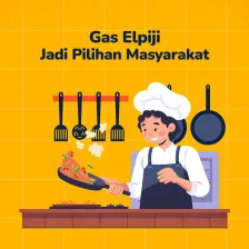 Gas Elpiji Jadi Pilihan Masyarakat