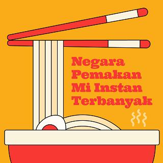 Negara Pemakan MI Instan Terbanyak