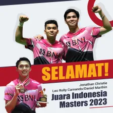 Indonesia Sabet Dua Gelar Juara Indonesia Masters 2023