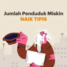 Jumlah Penduduk Miskin Naik TIPIS