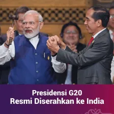 Presidensi G20 Resmi Diserahkan ke India
