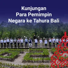 Kunjungan Para Pemimpin Negara ke Tahura Bali