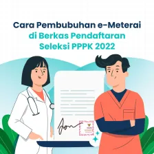Cara Pembubuhan e-Meterai di Berkas Pendaftaran Seleksi PPPK 2022