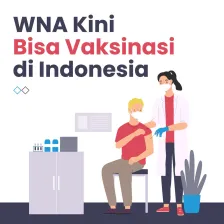 WNA Kini Bisa Vaksinasi di Indonesia