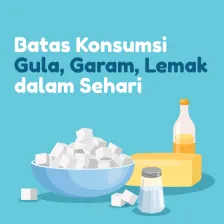 Batas Konsumsi Gula, Garam, Lemak dalam Sehari