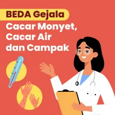 BEDA Gejala Cacar Monyet, Cacar Air dan Campak