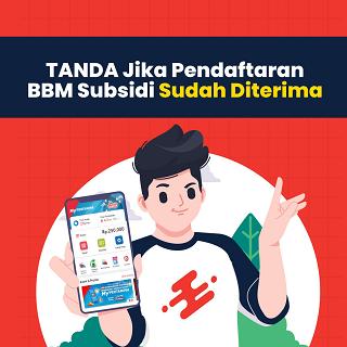 TANDA Jika Pendaftaran BBM Subsidi Sudah Diterima