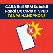 CARA Beli BBM Subsidi Pakai QR Code Tanpa Ponsel di SPBU