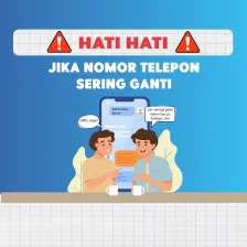 Hati Hati Jika Nomor Telepon Sering Ganti