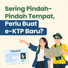 e-KTP Bagi yang Pindah-Pindah Tempat