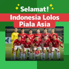 Selamat! Indonesia Lolos Piala Asia