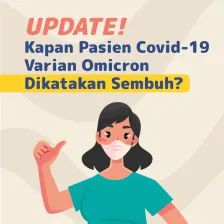 Update! Kapan Pasien Covid-19 Varian Omicron Dikatakan Sembuh?