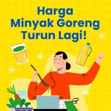 Harga Minyak Goreng Turun Lagi!