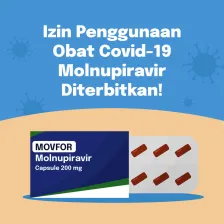 Izin Penggunaan Obat Covid-19 Molnupiravir Diterbitkan!